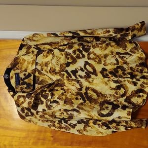 Jones New York Animal Print Blouse